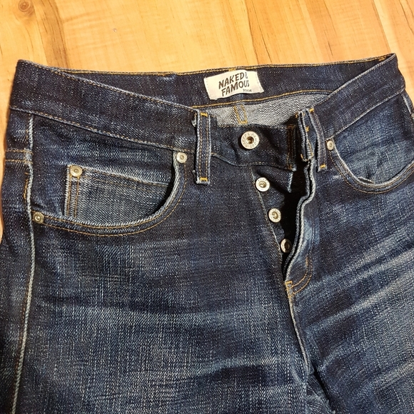 NAKED & FAMOUS Skinny Guy in Elephant 5 100% Cotton W33xL38 - Picture 2 of 11